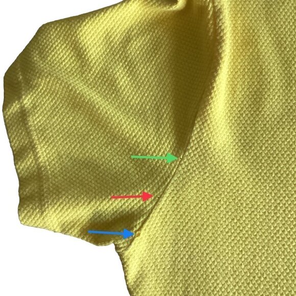 Laura Leigh Ltd Intimates Textured Knit Dress Sz M Yellow #27S - Picture 6 of 8